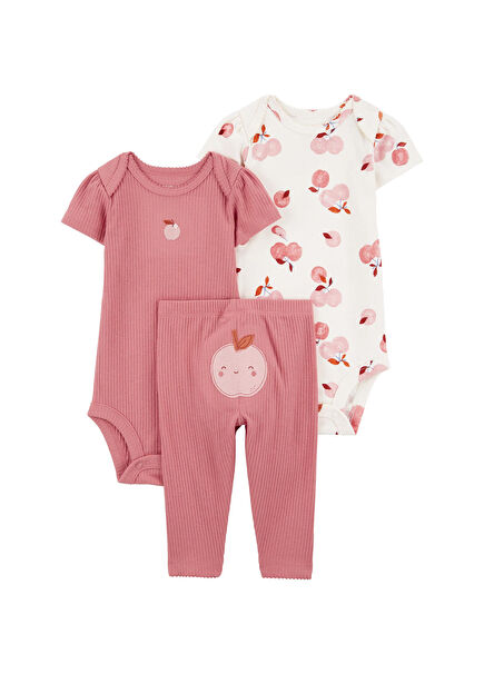 Kız Bebek Body & Pantolon 3'lü Set