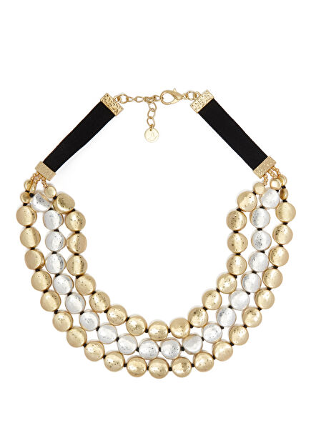 Gold Silver Kadın Kolye