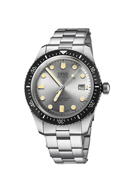 Divers Sixty-Five Gri Çelik Erkek Kol Saati 01 733 7720 4051-07 8 21 18