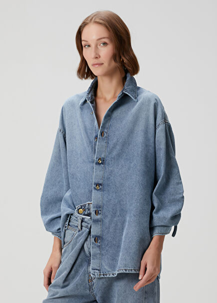 Keanu Blue Denim Shirt