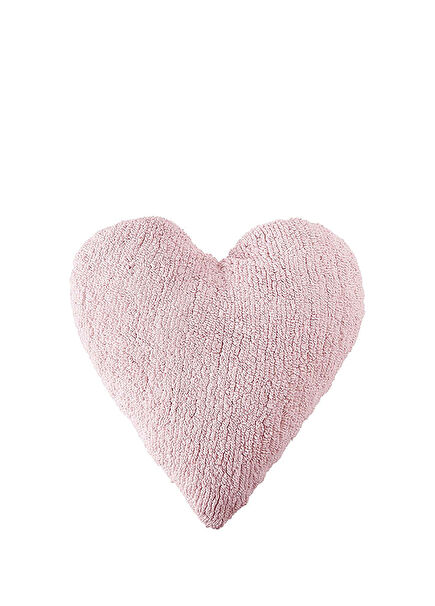 Pembe Kalp Bebek Çocuk Odası Yastık