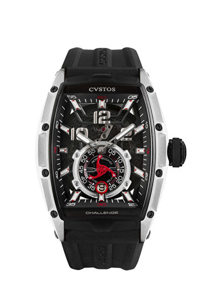 Jetliner PS Black Leather Unisex Wristwatch