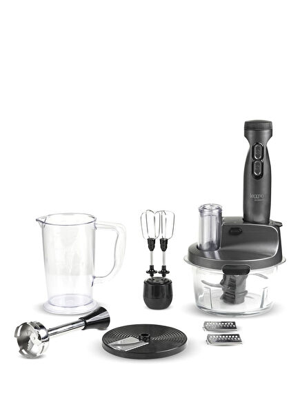 Gourmet Pro Metallic Grey Blender Set