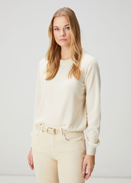 Ecru Cashmere Sweater