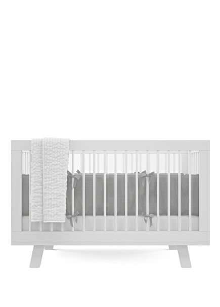 Grey Bumper Cotton Cradle Side Protection