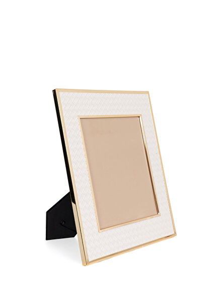 Via Cream Gold Krem Metal Çerçeve 20 x25 cm