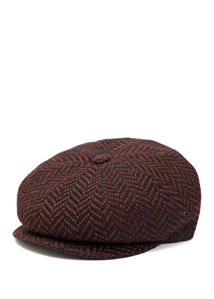 Patterned Men's Wool Hat