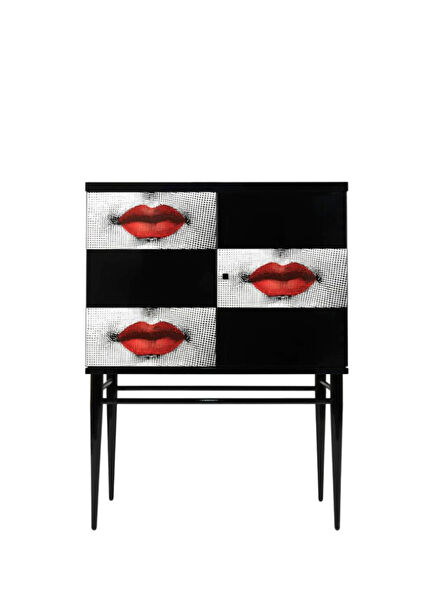 Raised Small Desenli Şifonyer