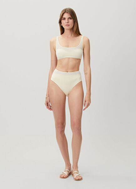 Kırık Beyaz Bikini Altı