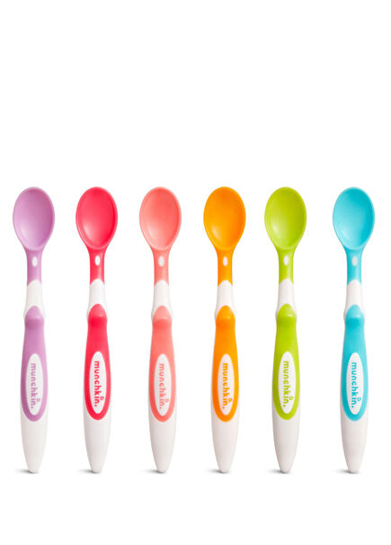 Soft Multi-Colored 6-Pack Training Spoons