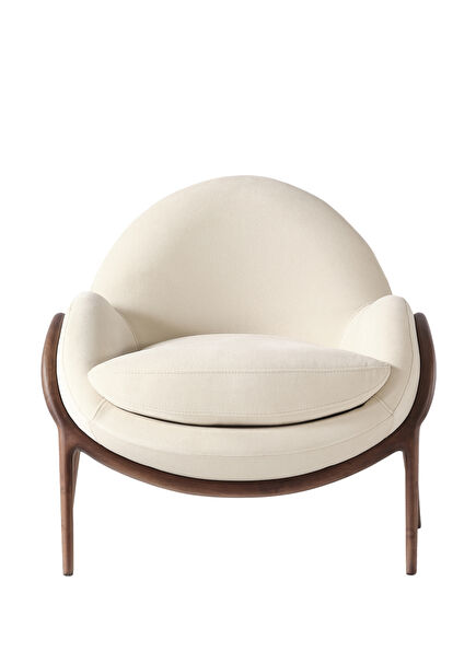 Luna Solid Walnut Armchair