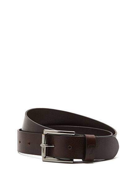 Brown Men's Leather Belt