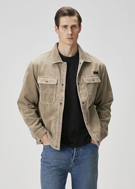 Castleford Açık Kahverengi Dış Gömlek