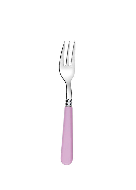 Helios Faint Pink Stainless Steel Small Dessert Fork