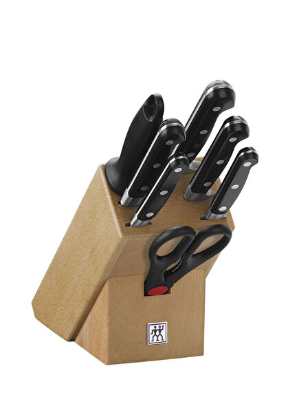Professional S Block Beech Wood 8-Piece Knife Set