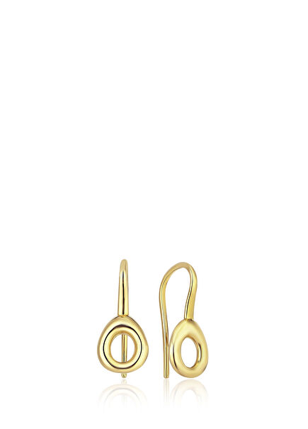 Mini Pebble Kadın Altın Küpe