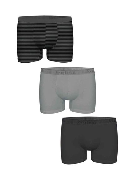 Naturel Çok Renkli 3lü Boxer Seti