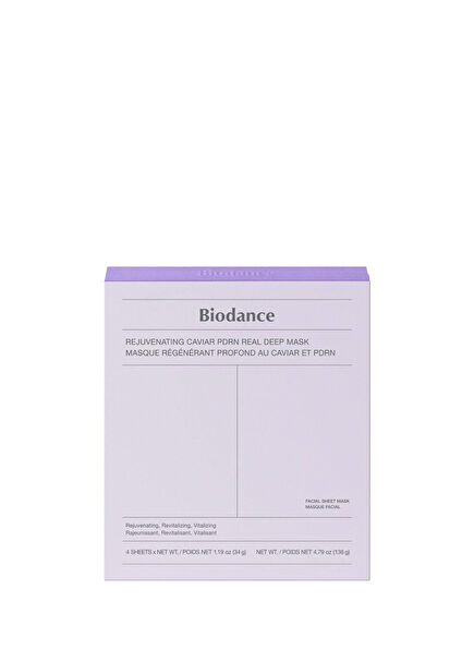 Revitalizing Caviar PDRN Real Deep Mask Nemlendirici 4'lü Kağıt Yüz Maskesi