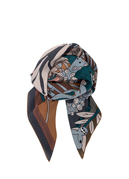 Autumn Leaves Women's Silk Scarf