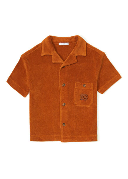 Tile Terry Textured Boys' Shirt