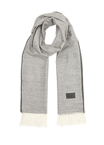 Gri Antrasit Kadın Şal