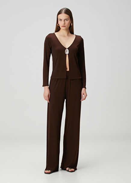 Kahverengi Plaj Pantolonu