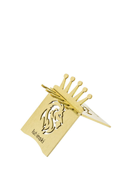 New Lion Gold Lion-2 Özel İşleme Motifli Puro Sehpası 