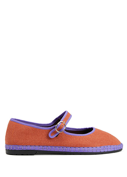 Dartagnan Orange Women's Ballet Flats