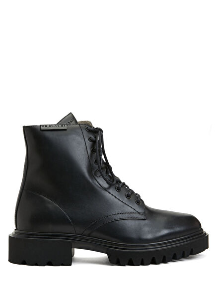Black Mens Leather Boots