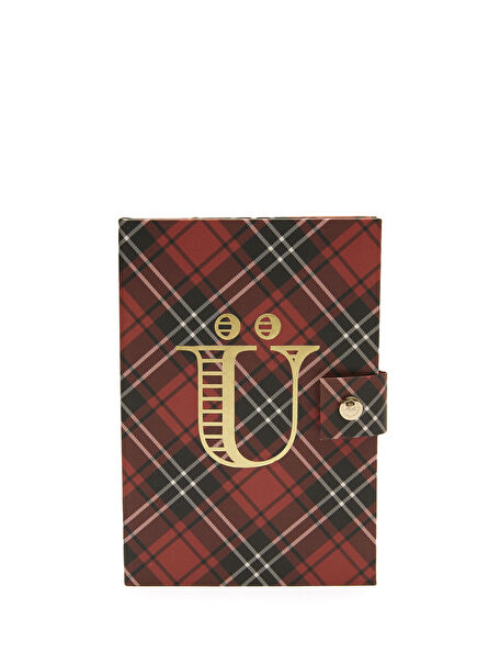 Red Plaid Notebook
