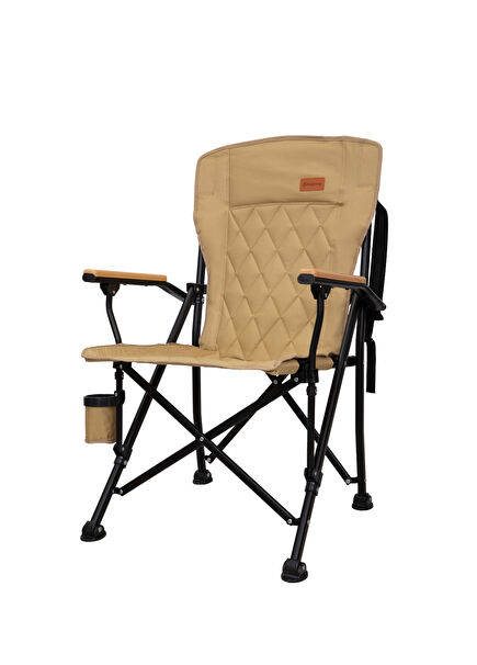 Polar Comfort Plus Ultra Khaki Folding Camping Chair