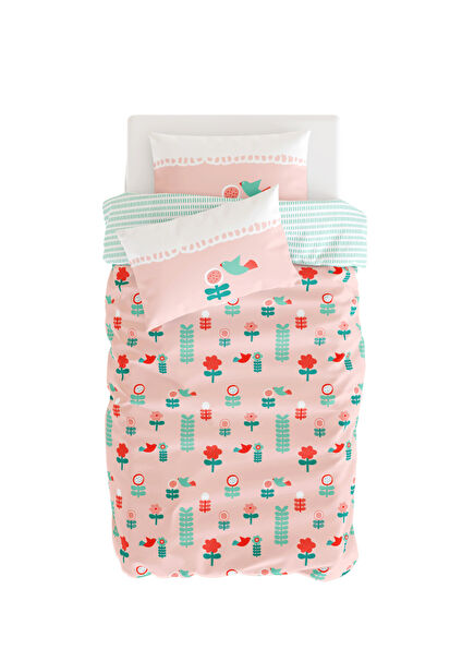 Amulet Cotton Satin Baby Kids Duvet Cover Set 100 x 150 cm