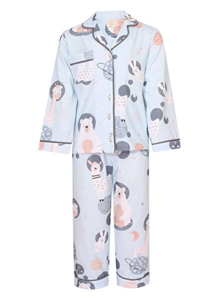 Blue Boys Organic Cotton Pajama Set