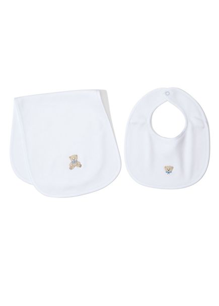 Teddy Bear Embroidered Apron And Shoulder Cloth