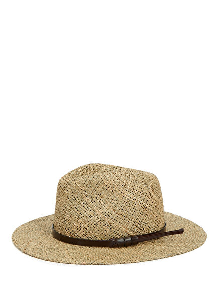 Beige Women's Straw Hat