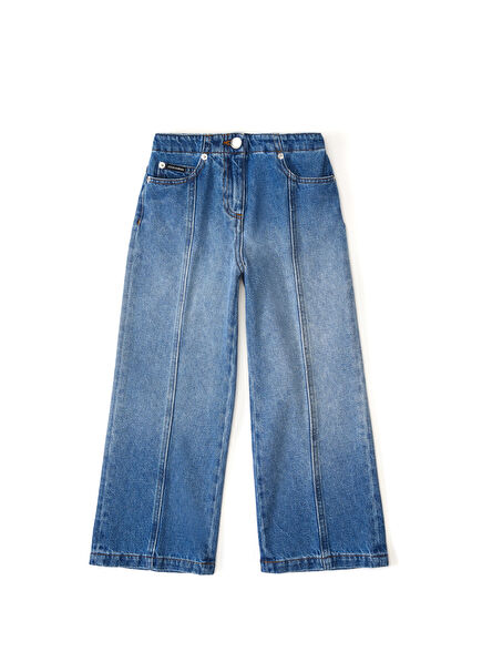 Mavi Palazzo Kız Çocuk Jean Pantolon