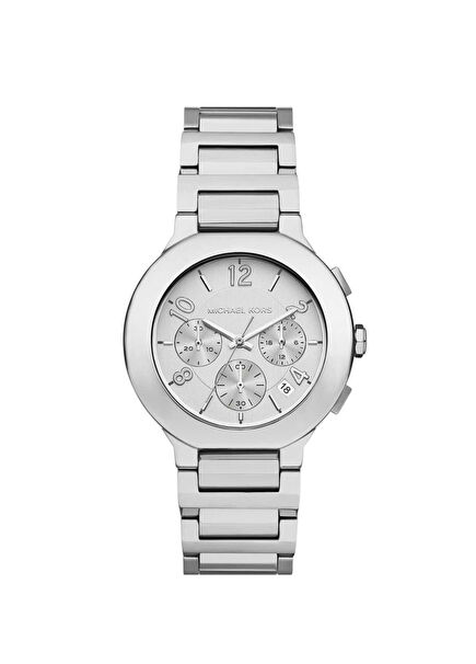 MK7522 Metalik Gri Çelik Unisex Kol Saati