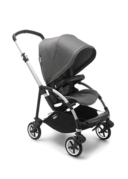 Bee6 Alu Grey Tek Elle Katlanabilen Çift Yönlü Bebek Arabası