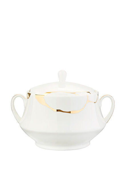 Chester Premium Gold Lid Porcelain Soup Pot
