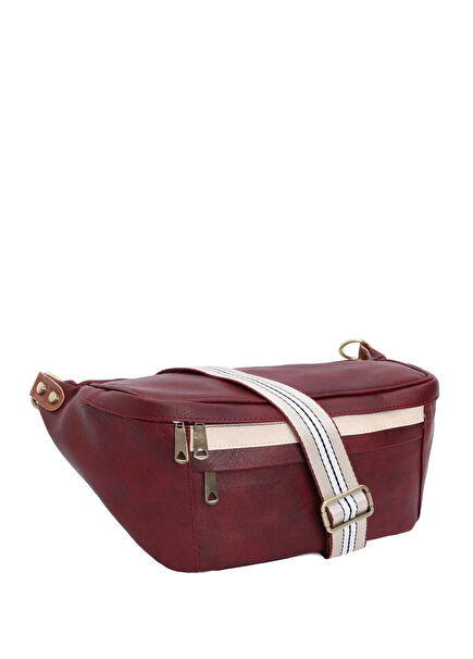 Baguette Burgundy Women's Waist Bag