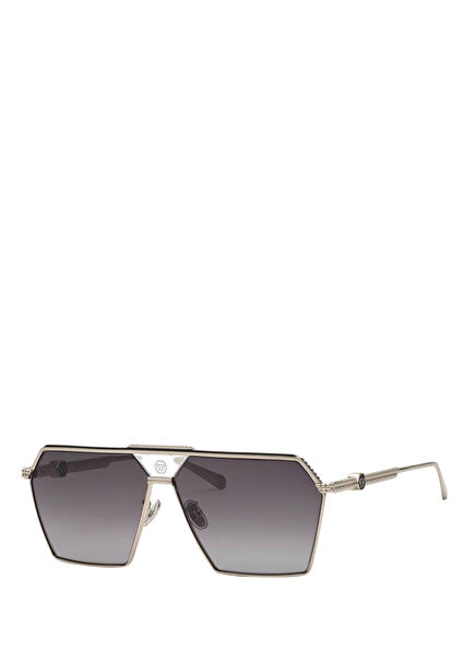 SPP076M 0579 Gümüş Metal Unisex Güneş Gözlüğü