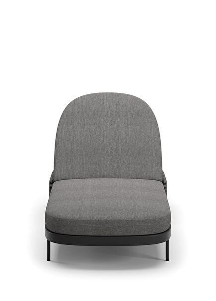 Miura Nightfall Anthracite Aluminum Sun Lounger