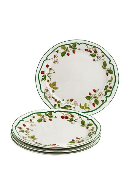 Blassom Bone Desenli Porselen 4’lü Servis Tabağı Seti 26 cm