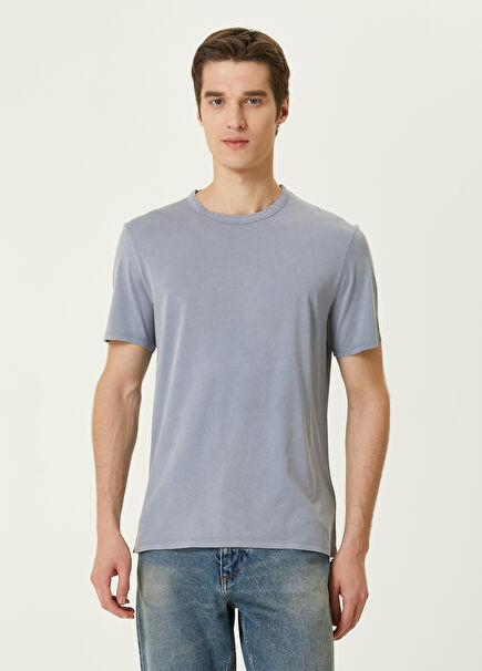 Devon Dark Blue Basic T-Shirt