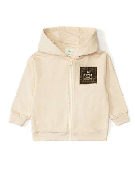 Beige Children Hoodie