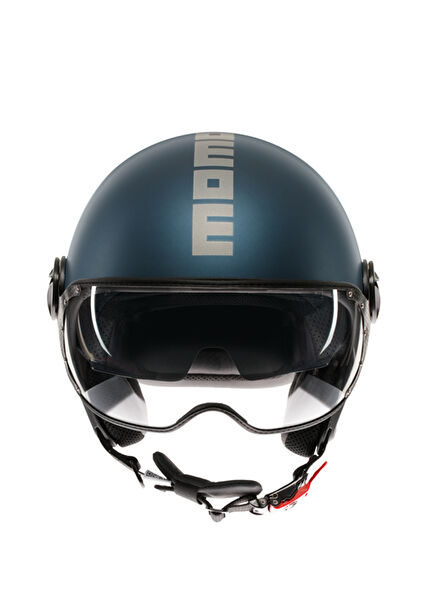 FGRT Evo Mono Matt Avio Silver Unisex Open Motorcycle Helmet