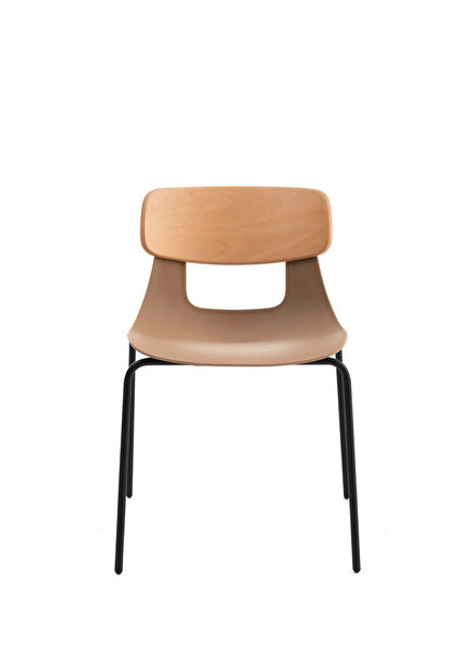 Lucrezia Brown Wooden Back Chair