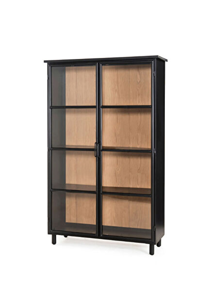 Peuma Wooden Buffet Bookshelf