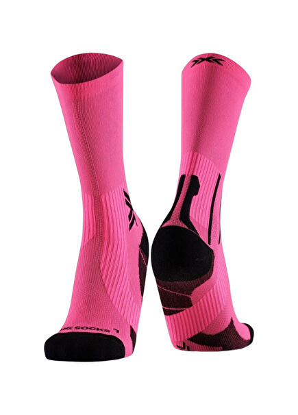 X-Socks Run Perform Crew Pembe Kadın Spor Çorap