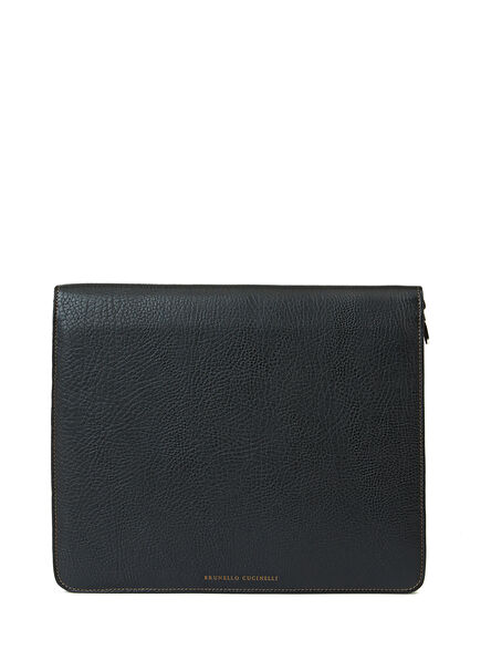 Black Men's Leather Clutch